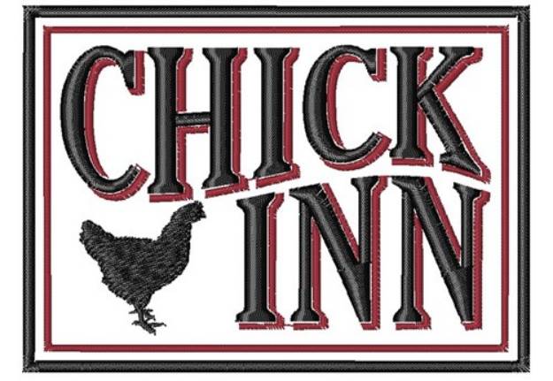 Picture of Chick Inn Machine Embroidery Design