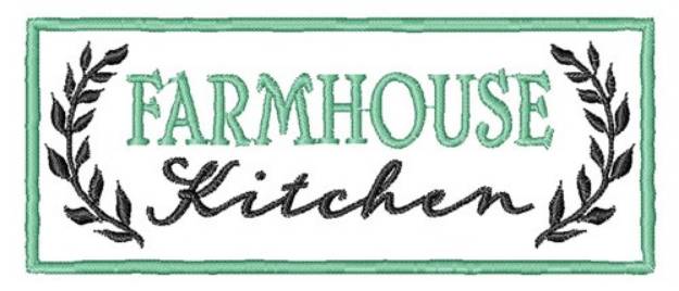 Picture of Farmhouse Kitchen Machine Embroidery Design