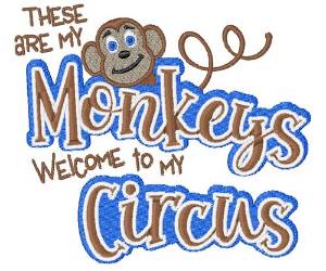Picture of Welcome To My Circus Machine Embroidery Design