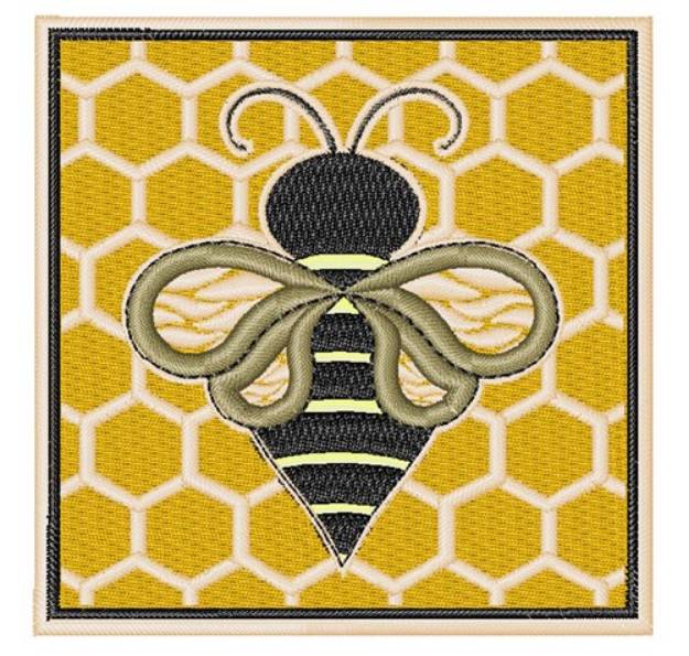 Picture of Bumble Bee Machine Embroidery Design