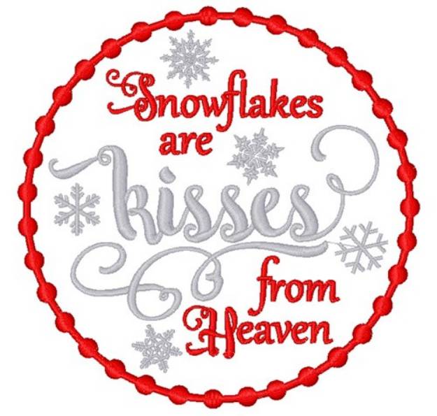 Picture of Kisses From Heaven Machine Embroidery Design