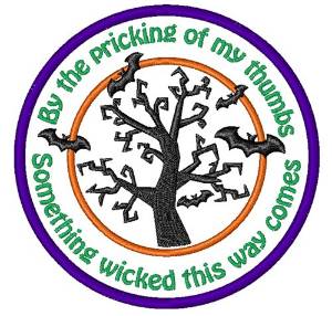 Picture of Something Wicked Machine Embroidery Design