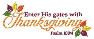 Picture of Thanksgiving Verse