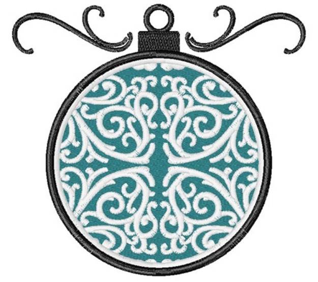 Picture of Elegant Swirly Ornament Machine Embroidery Design