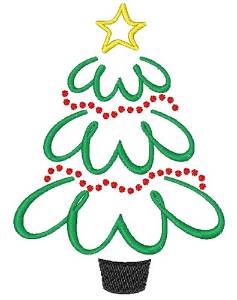 Picture of Christmas Tree Outline