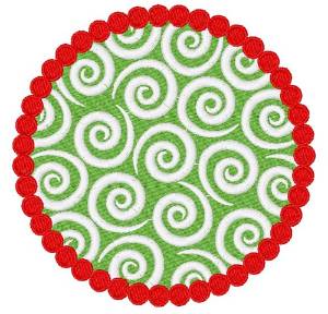 Picture of Curly Christmas Circle