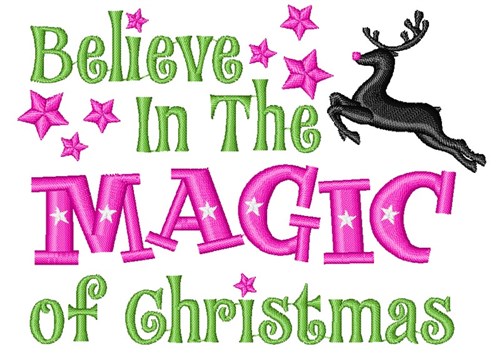 The Magic Of Christmas Machine Embroidery Design