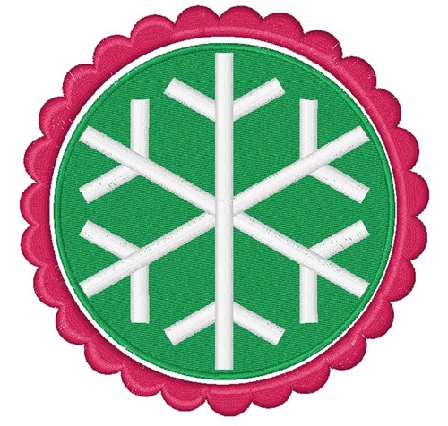 Winter Snowflake Machine Embroidery Design