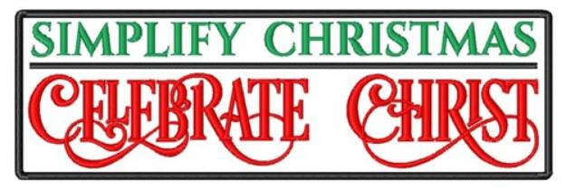 Picture of Simply Christmas Machine Embroidery Design