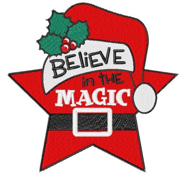 Picture of Believe In The Magic Machine Embroidery Design