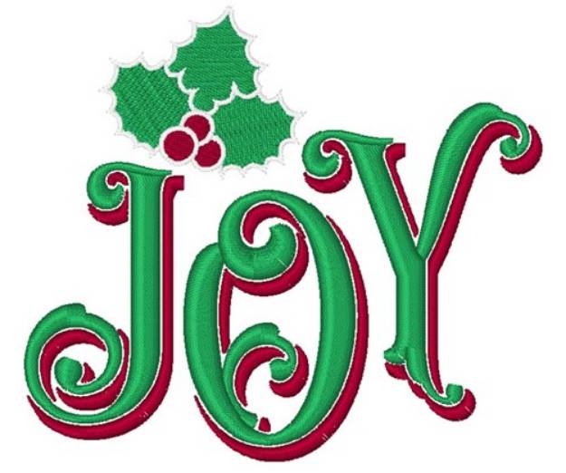 Picture of Christmas Joy Machine Embroidery Design