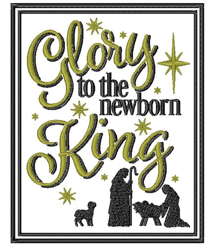 The Newborn King Machine Embroidery Design