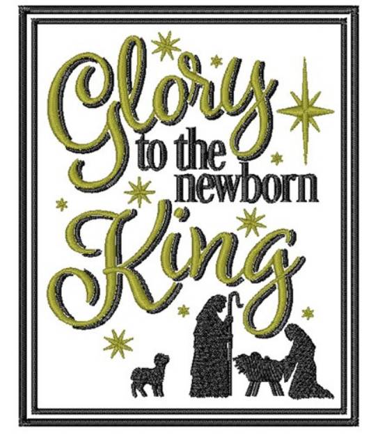 Picture of The Newborn King Machine Embroidery Design