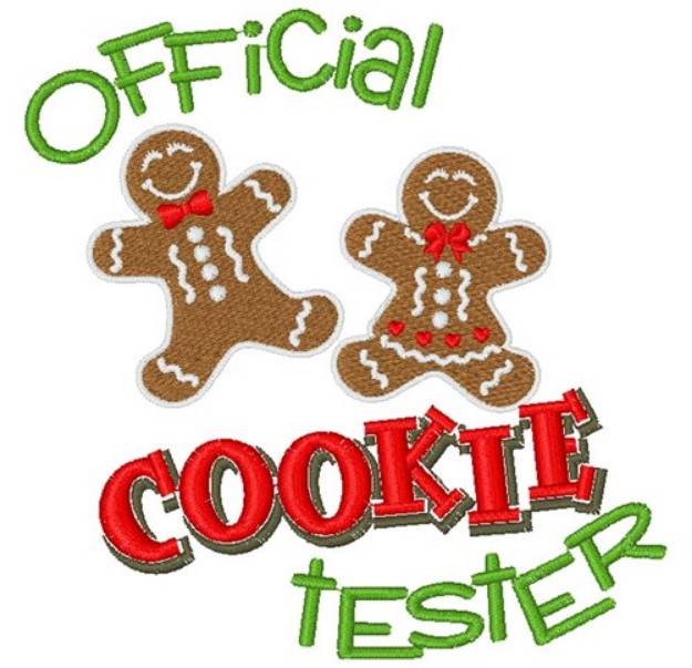 Picture of Official Cookie Tester Machine Embroidery Design