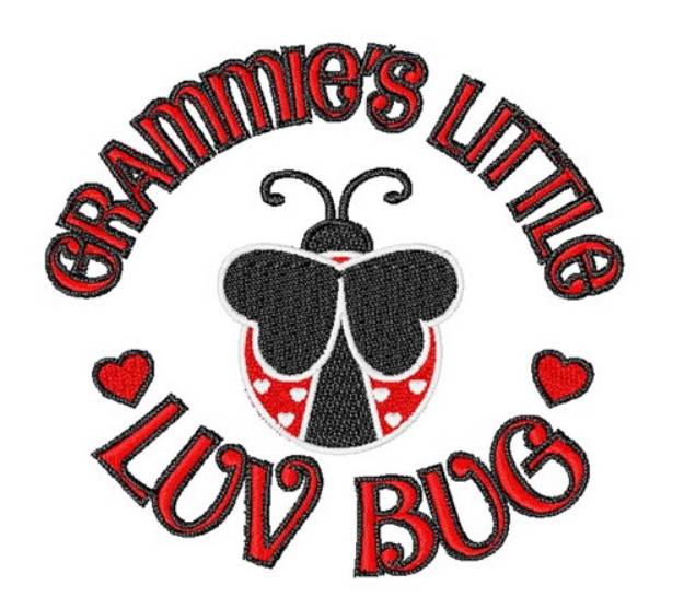 Picture of Grammie's Little Luv Bug Machine Embroidery Design