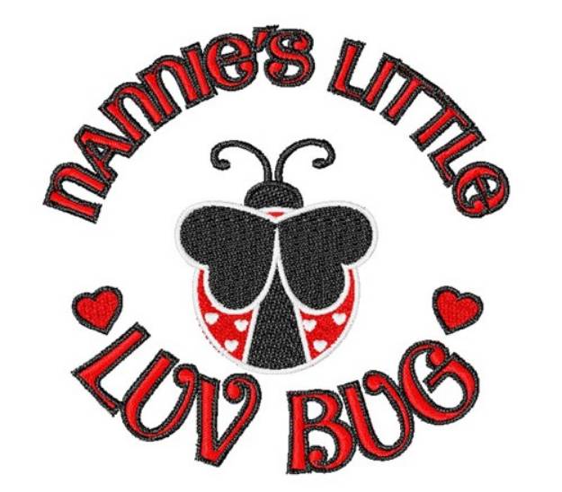 Picture of Nannie's Little Luv Bug Machine Embroidery Design