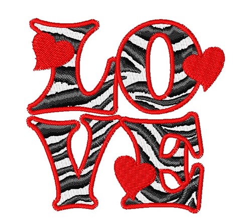 Love Machine Embroidery Design
