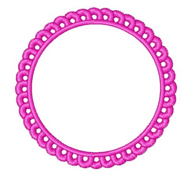 Picture of Round Frame Machine Embroidery Design