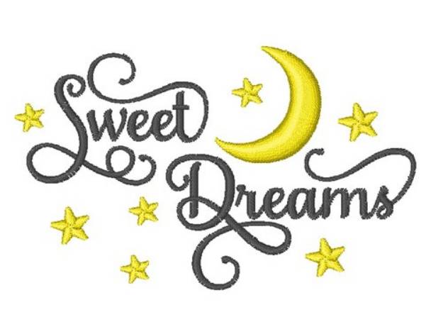 Picture of Sweet Dreams Machine Embroidery Design