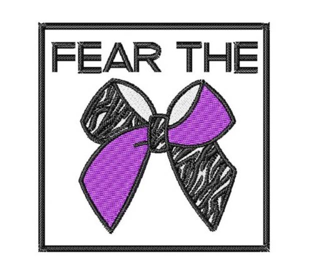 Picture of Fear The Bow Machine Embroidery Design