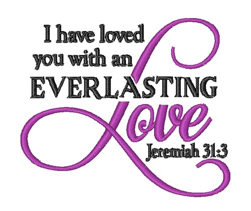 Everlasting Love Machine Embroidery Design