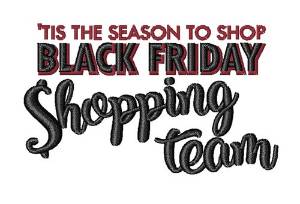 Picture of Black Friday Machine Embroidery Design