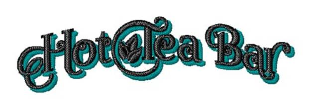 Picture of Hot Tea Bar Machine Embroidery Design