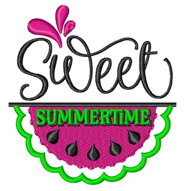 Picture of Sweet Summeritme Machine Embroidery Design