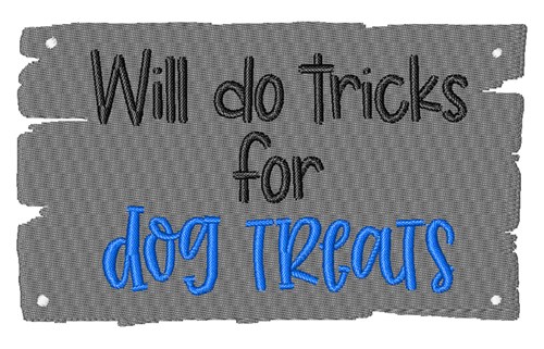 Dog Treats Machine Embroidery Design