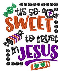 Picture of Trust In Jesus Machine Embroidery Design