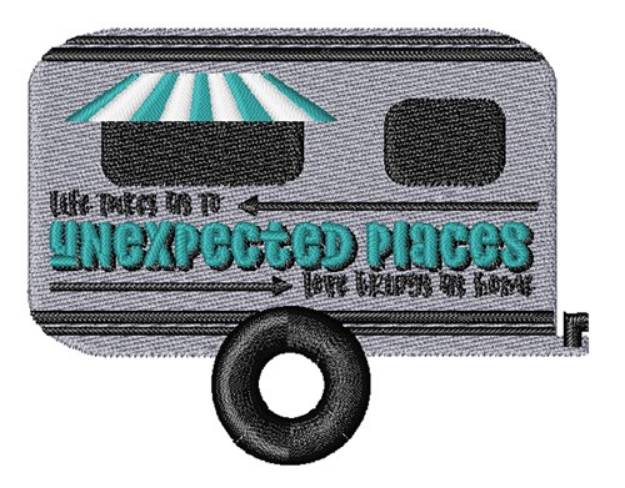 Picture of Unexpected Places Machine Embroidery Design