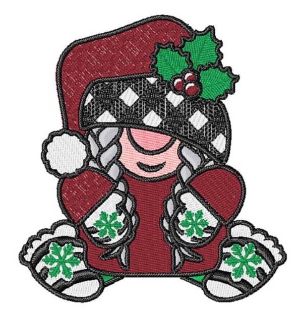 Picture of Christmas Gnome Machine Embroidery Design