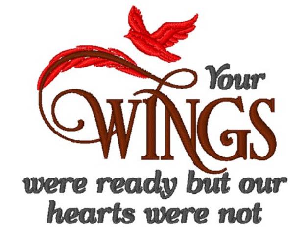 Picture of Your Wings Machine Embroidery Design