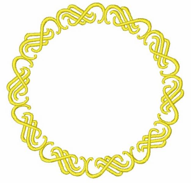 Picture of Fancy Wreath Machine Embroidery Design