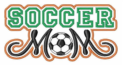 Soccer Mom Machine Embroidery Design