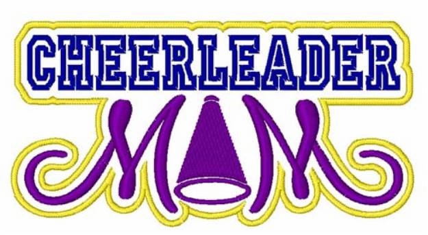 Picture of Cheerleader Mom Machine Embroidery Design