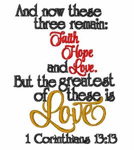 Picture of 1 Corinthians 13:13