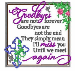 Picture of Goodbyes Not Forever