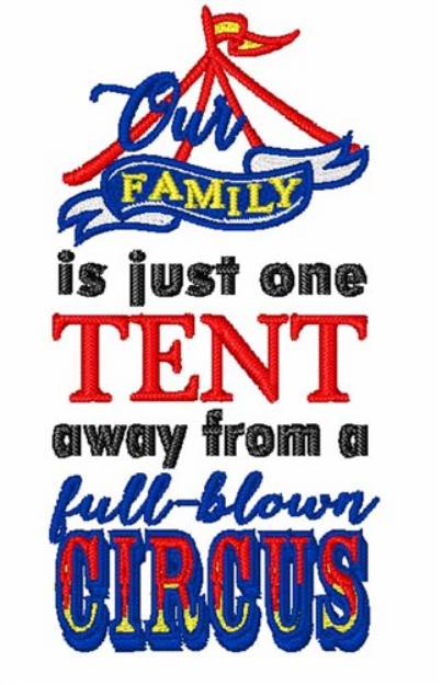 Picture of Family Circus Machine Embroidery Design
