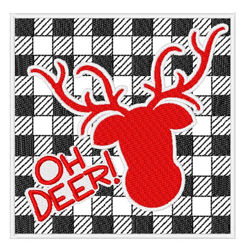 Oh Deer Machine Embroidery Design