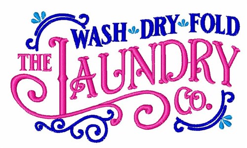 The Laundry Machine Embroidery Design