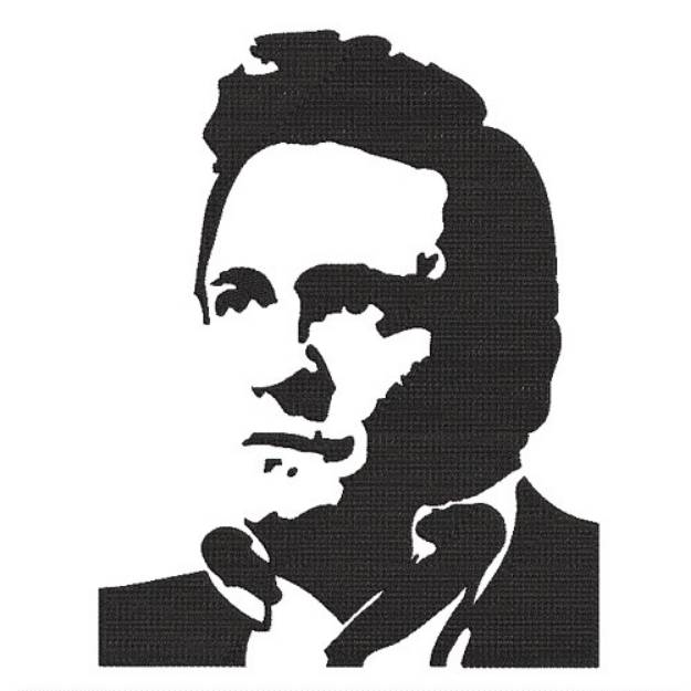 Picture of Realistic Johnny Cash Machine Embroidery Design