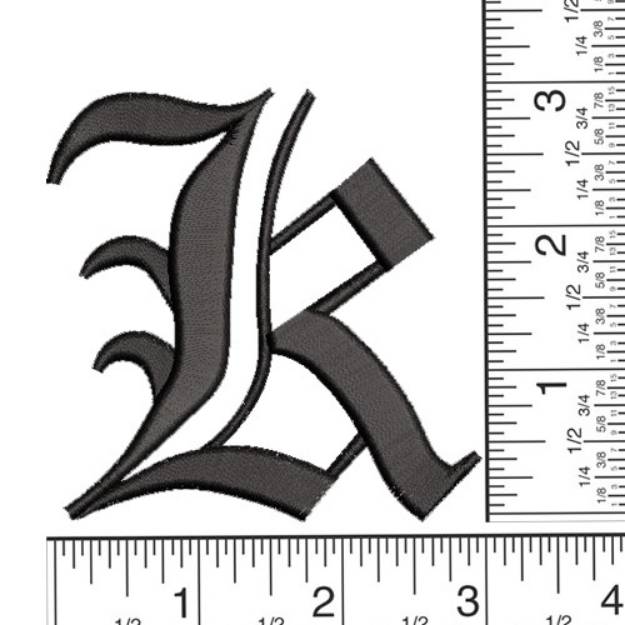 Picture of Canterbury Gothic  K Machine Embroidery Design