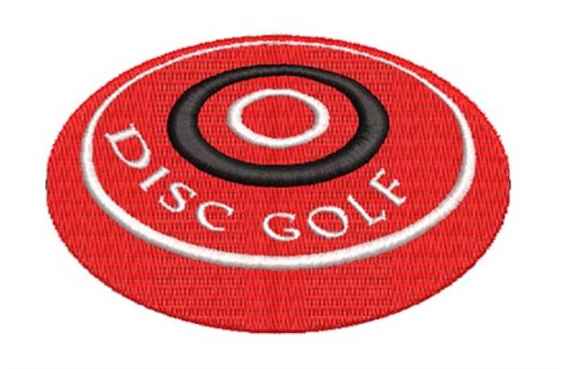 Picture of Disc Golf Machine Embroidery Design