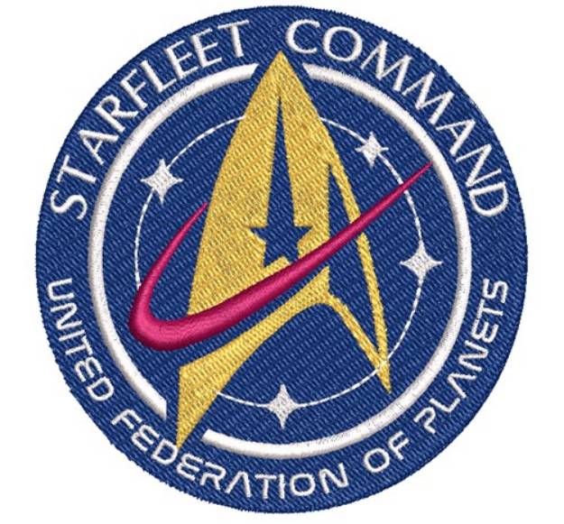 Picture of Starfleet Command Machine Embroidery Design