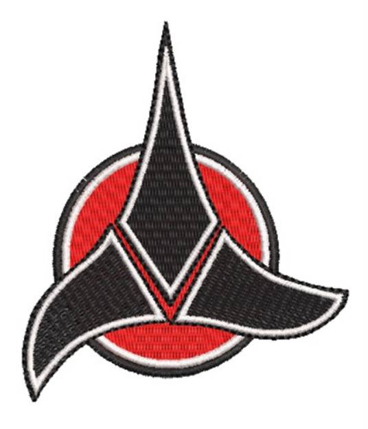Picture of Star Trek Klingon Insignia Machine Embroidery Design