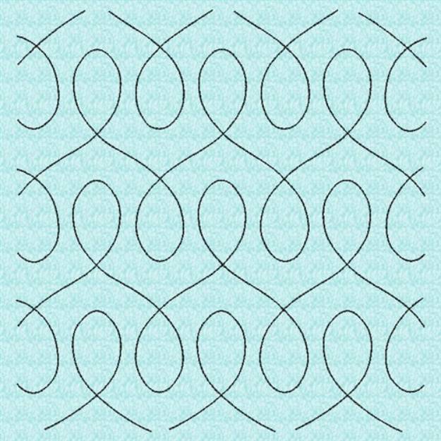 Picture of Quilt Block Loops Machine Embroidery Design