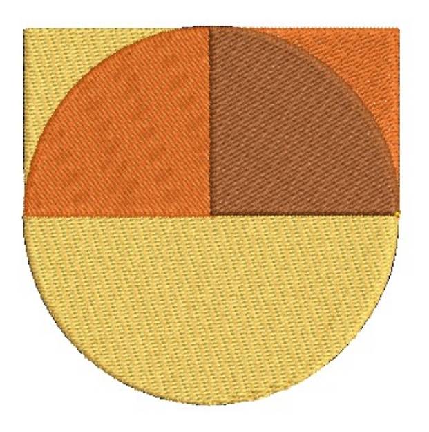 Picture of AMD Prism Monogram - U Machine Embroidery Design