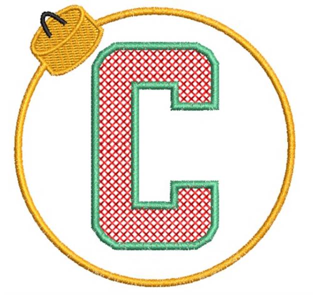 Picture of Christmas Ornament C Machine Embroidery Design