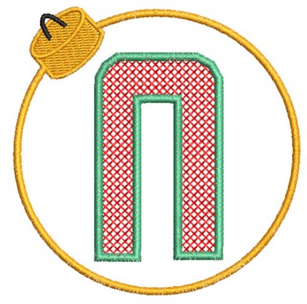 Picture of Christmas Ornament N Machine Embroidery Design